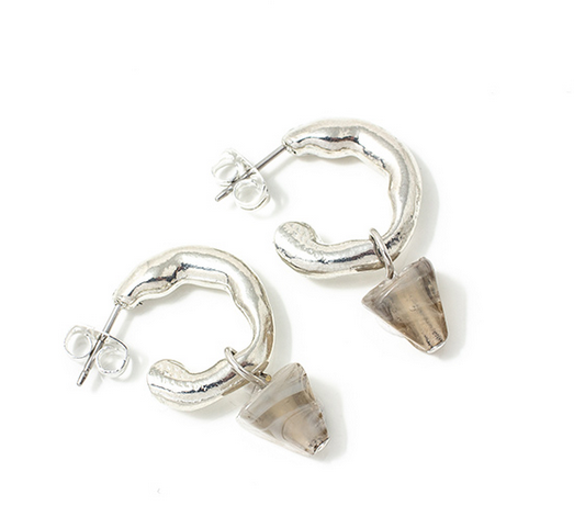 ANNE MARIE CHAGNON BOUCLES OREILLE ENOM BRUME
