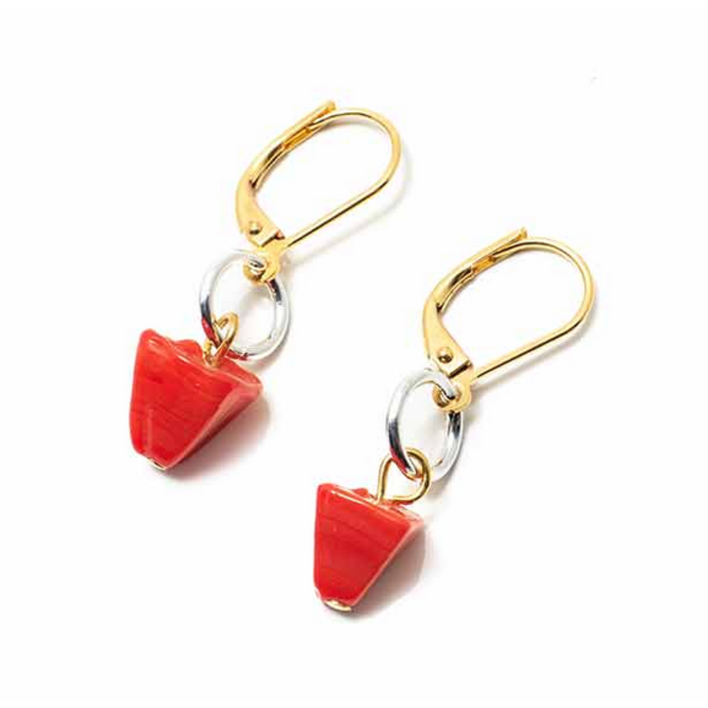 ANNE MARIE CHAGNON ANNE MARIE CHAGNON BOUCLES OREILLE BOBA ROUGE