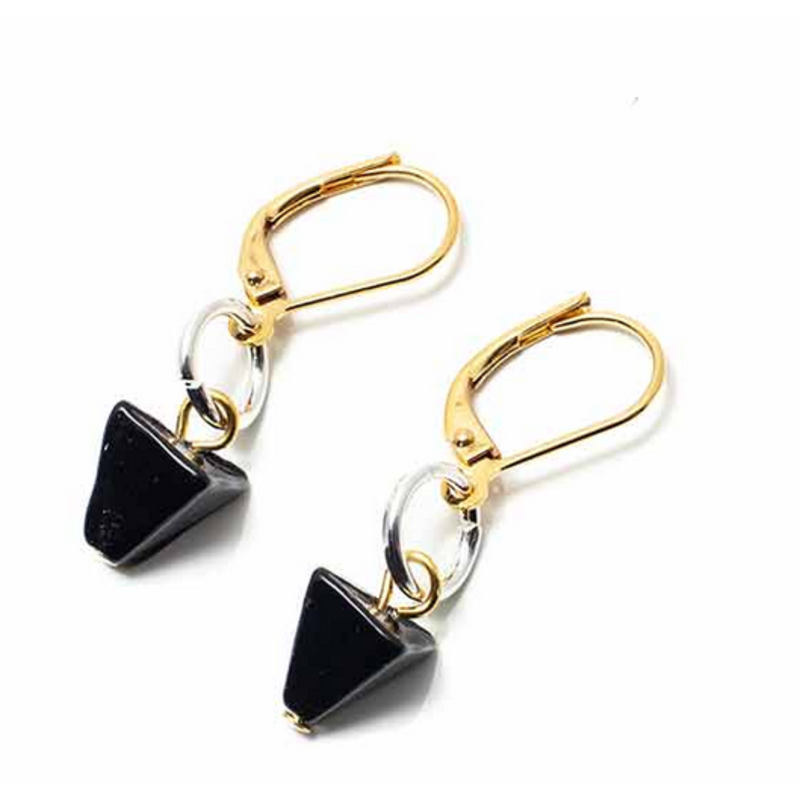 ANNE MARIE CHAGNON ANNE MARIE CHAGNON BOUCLES OREILLE BOBA NOIR