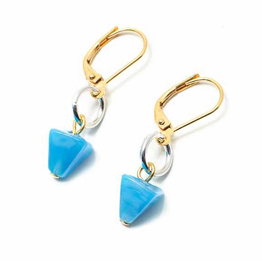ANNE MARIE CHAGNON BOUCLES OREILLE BOBA AZUR