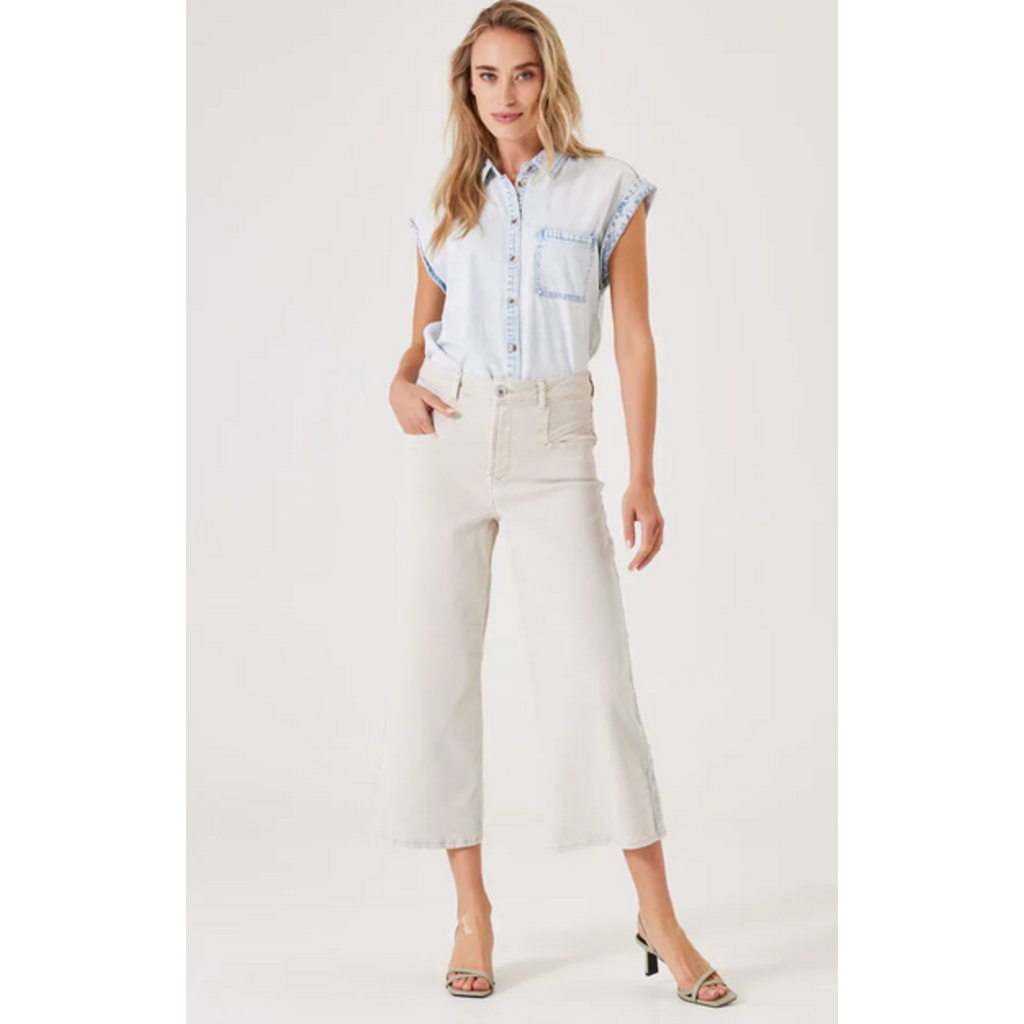 GARCIA GARCIA JEANS GAUCHO BEIGE Boutique Nomade