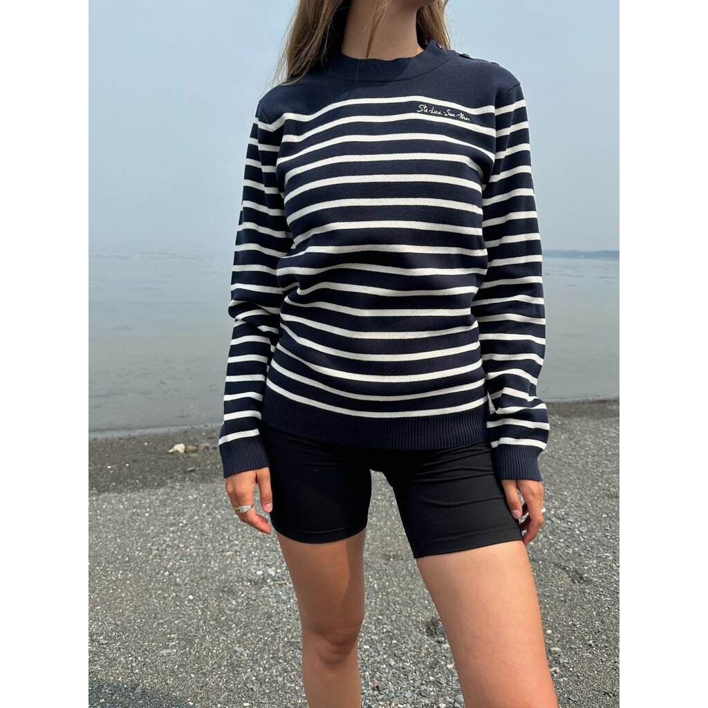 Nomade NOMADE TRICOT H STE LUCE LIGNE MARINE/IVOIRE