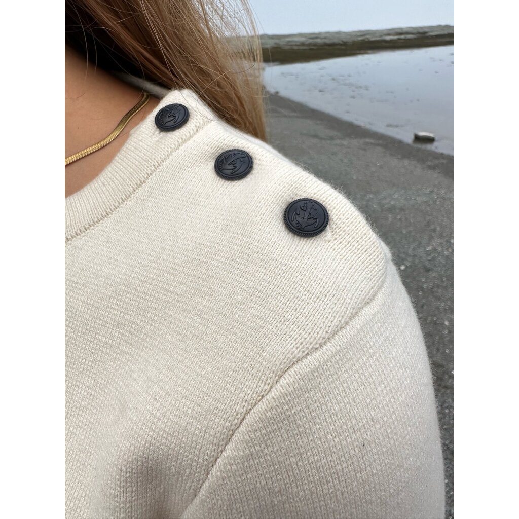 Nomade NOMADE TRICOT F STE LUCE LIGNE IVOIRE/MARINE