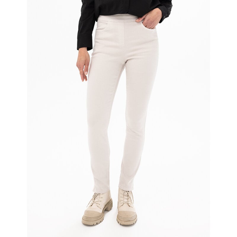 RENUAR RENUAR PANTALON TENCEL PULL ON BONE/IVOIRE