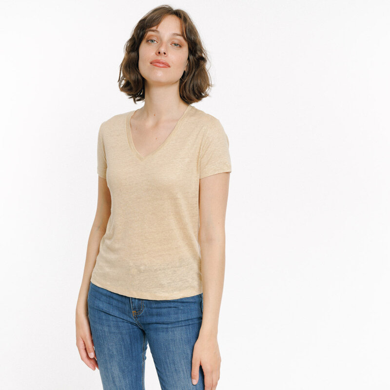 ARTLOVE T SHIRT ADELE CREME BRILLANT