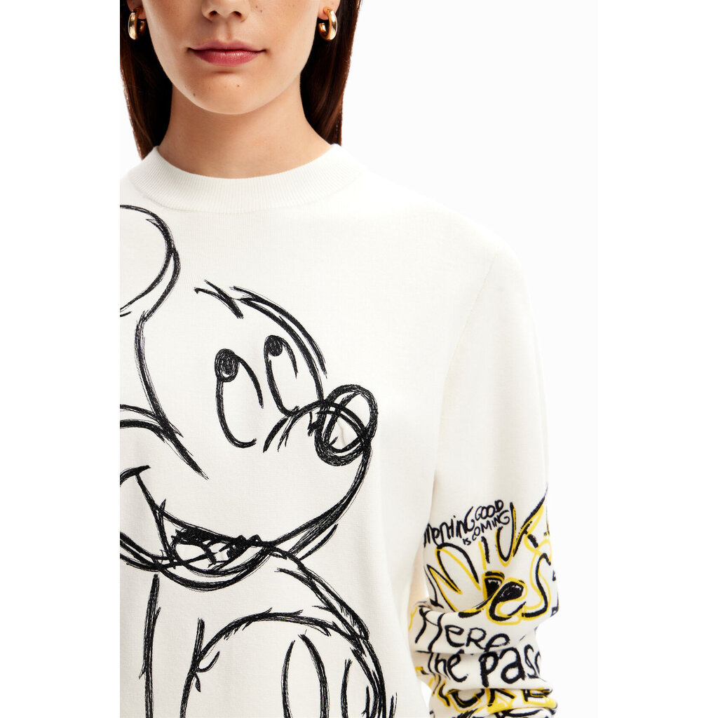 DESIGUAL DESIGUAL CHANDAIL RUN MICKEY IVOIRE