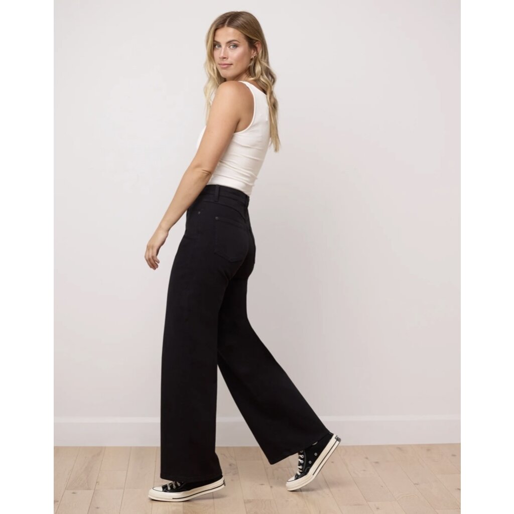 YOGA JEANS YOGA JEANS WIDE LEG CLASSIC 32'' OFF BLACK