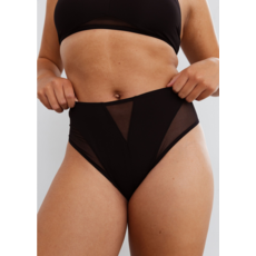 BLUSH BLUSH CULOTTE TAILLE HAUTE FLOW NOIR