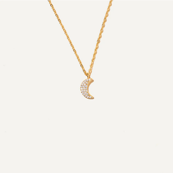 BOA COLLIER LUNA EN OR VERMEIL 14K