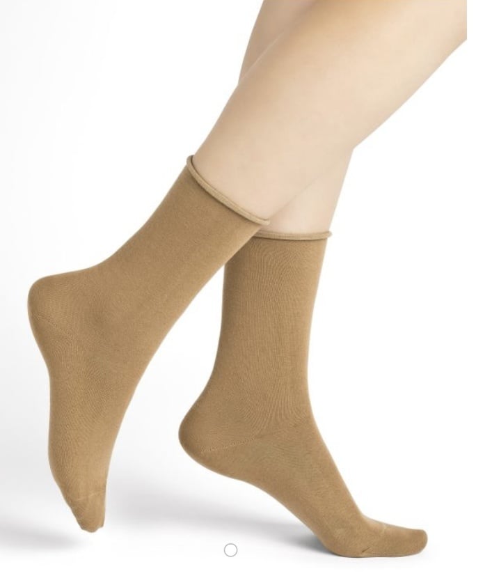 BLEU FORÊT BLEU FORET CHAUSSETTE VELOUTE 6700 FAUVE/BEIGE
