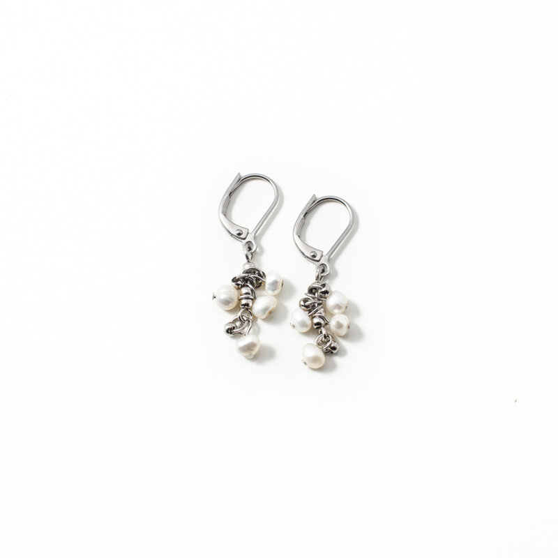 ANNE MARIE CHAGNON ANNE MARIE CHAGNON BOUCLES D'OREILLE DAMKY ARGENTE