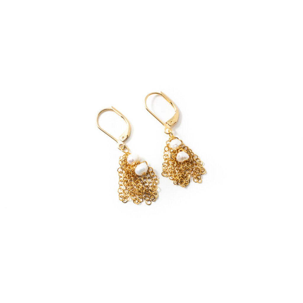 ANNE MARIE CHAGNON ANNE MARIE CHAGNON BOUCLES D'OREILLE CABAEY DORE