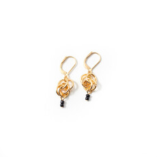 ANNE MARIE CHAGNON ANNE MARIE CHAGNON BOUCLES D'OREILLE  BIME ANTHRACITE