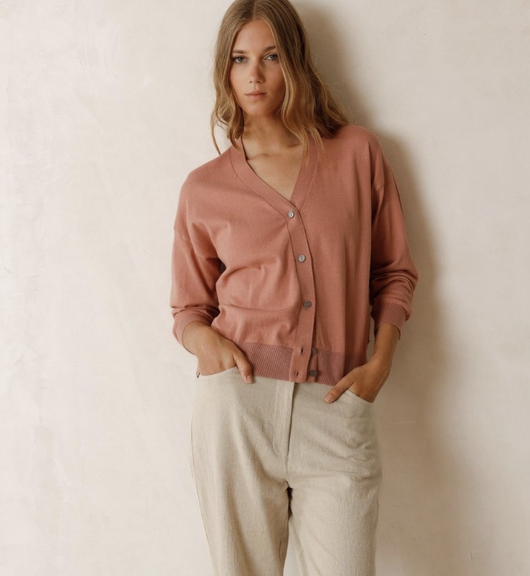 Cardigan coton deals