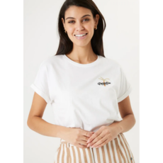 GARCIA GARCIA T SHIRT PARADISE OFF WHITE