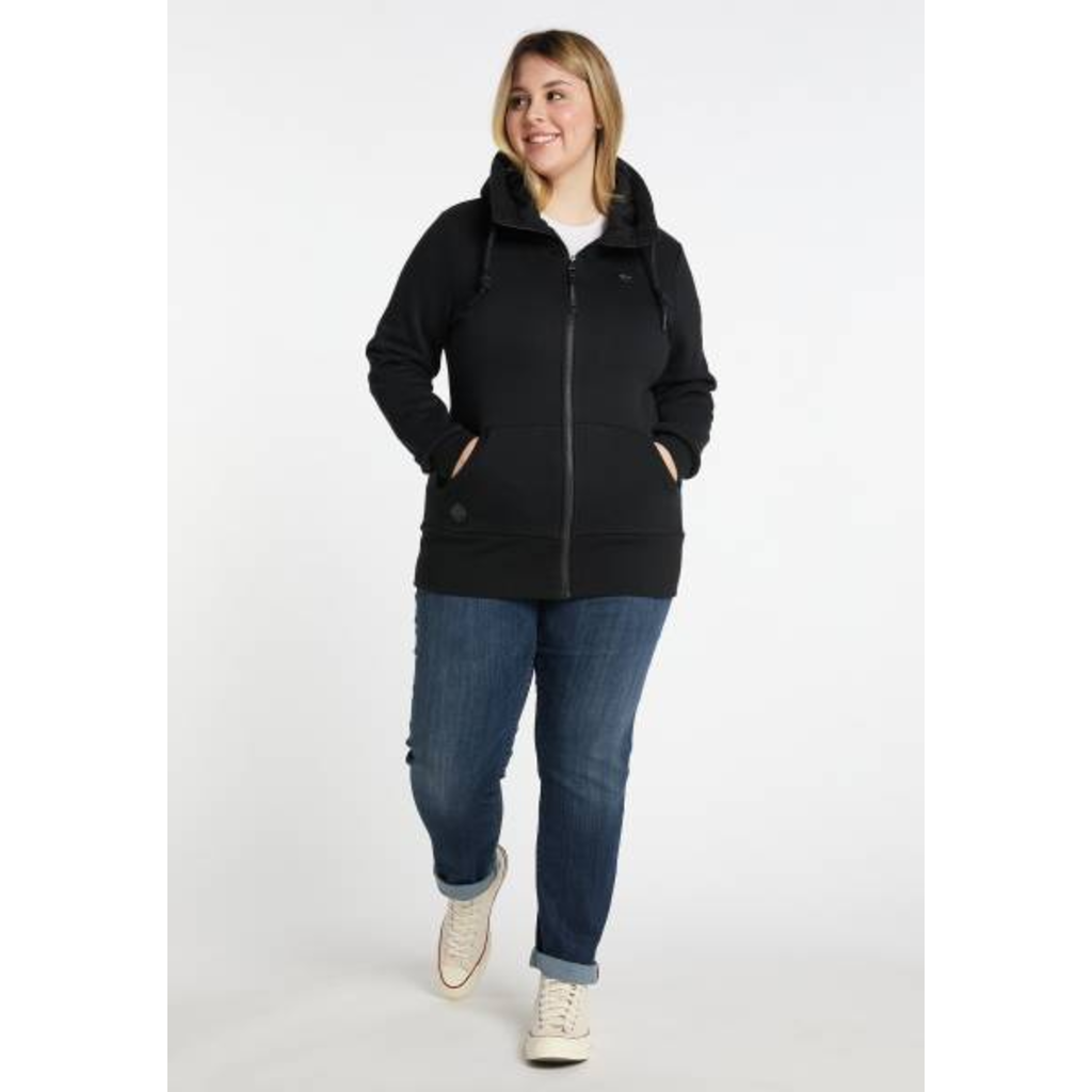 RAGWEAR RAGWEAR 24E HAUT NESKA ZIP NOIR