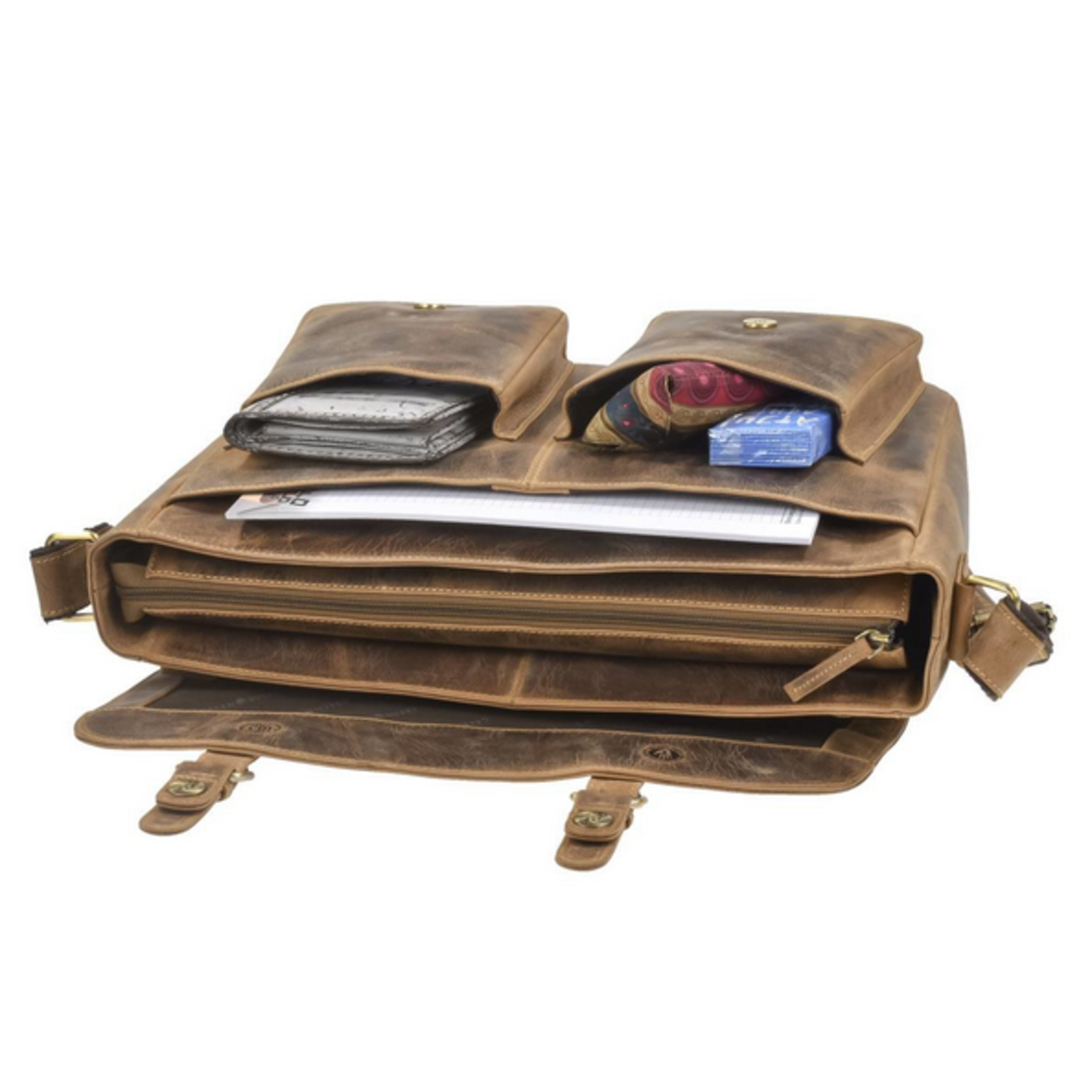 GREEN BURRY SAC PORTE DOCUMENT/LAPTOP 1541