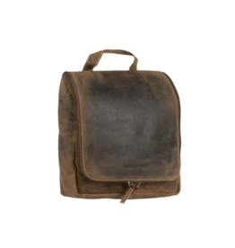 GREEN BURRY TROUSSE DE DOUCHE A SUSPENDRE CUIR VINTAGE