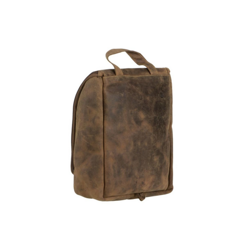 GREEN BURRY TROUSSE DE DOUCHE A SUSPENDRE CUIR VINTAGE