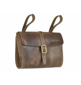 GREEN BURRY SACOCHE GUIDON VELO XL CUIR VINTAGE