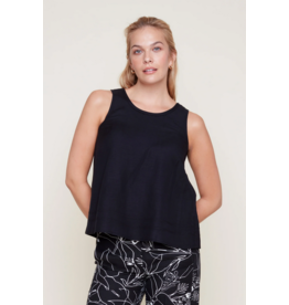 RENUAR RENUAR CAMI LIN VISCOSE NOIR