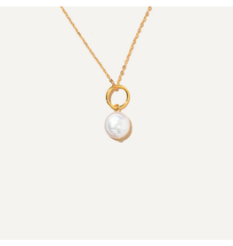 BOA BIJOUX BOA COLLIER SASSA PERLE 14K VERMEIL