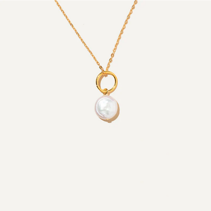 BOA COLLIER SASSA PERLE 14K VERMEIL