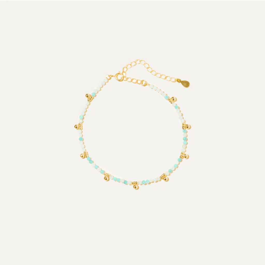 BOA BIJOUX BOA BRACELET GEMA AQUAMARINE 14K VERMEIL