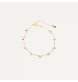 BOA BIJOUX BOA BRACELET GEMA AQUAMARINE 14K VERMEIL