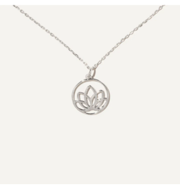 BOA BIJOUX BOA COLLIER LOTUS STERLING SILVER