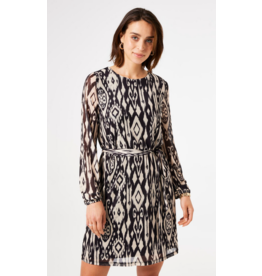 GARCIA GARCIA ROBE MESH MOTIFS NOIR