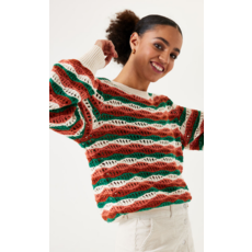 GARCIA GARCIA PULLOVER CROCHET LIGNE MULTI