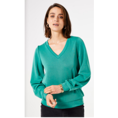 GARCIA GARCIA SWEATSHIRT TOUT DOUX VERT