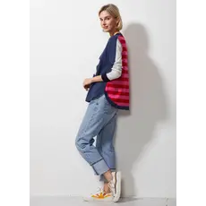 ZAKET AND PLOVER ZAKET AND PLOVER Stripey Stardom Sweater DENIM