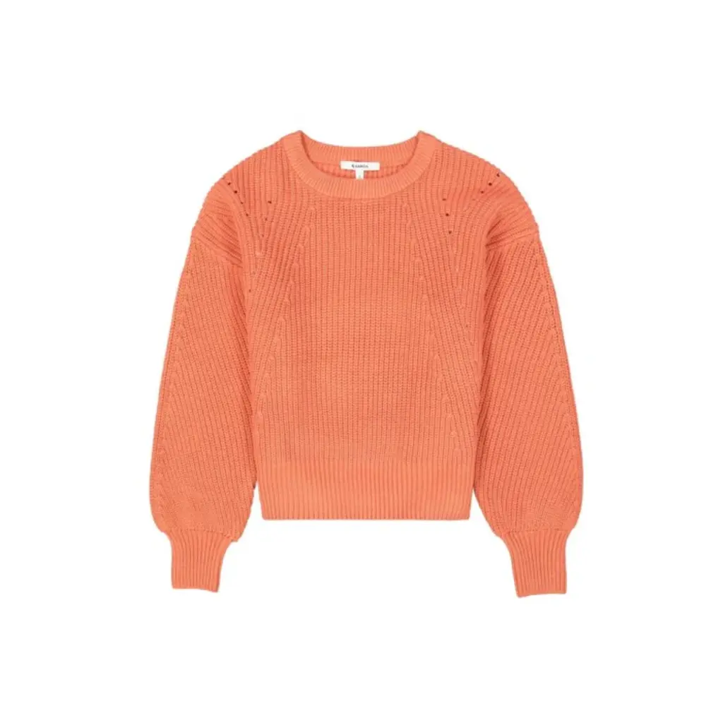 GARCIA GARCIA PULLOVER MELANGE COTON ORANGE