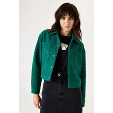 GARCIA GARCIA JACKET CROP VERT