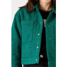 GARCIA GARCIA JACKET CROP VERT