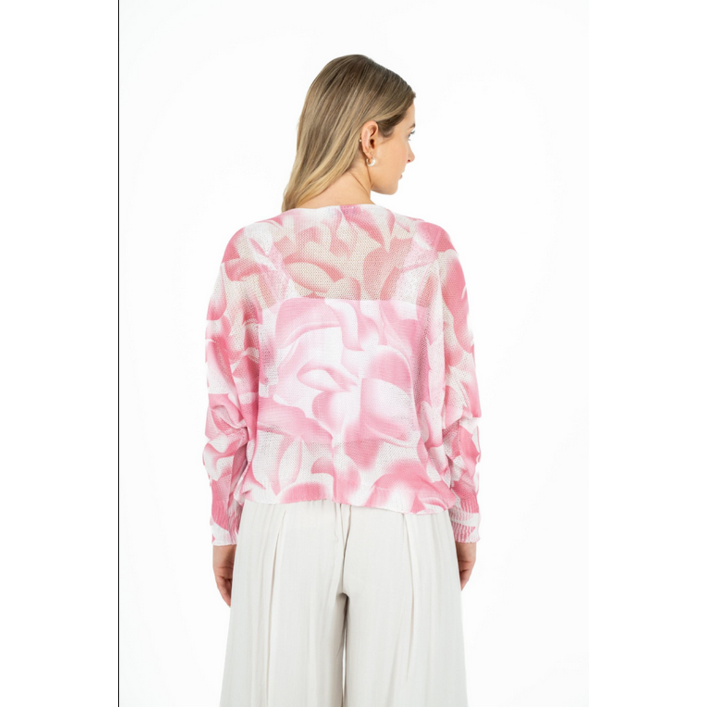 M MADE IN ITALY M MADE IN ITALY TRICOT LEGER 335013V SEA PINK  PETALS