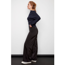 I LOVE TYLER MADISON TYLER MADISON WIDE LEG PANT SATINE 426018 NOIR