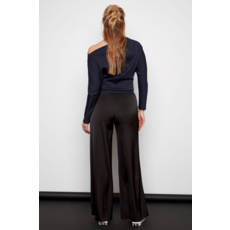 I LOVE TYLER MADISON TYLER MADISON WIDE LEG PANT SATINE 426018 NOIR