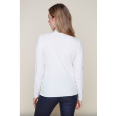 RENUAR RENUAR CHANDAIL R69094301 MOTIFS ZIGZAG CREME