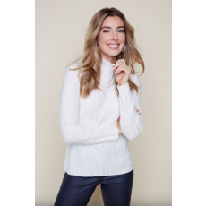 RENUAR RENUAR CHANDAIL R69094301 MOTIFS ZIGZAG CREME