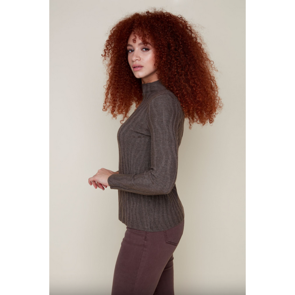 RENUAR RENUAR CHANDAIL R69094301 MOTIFS ZIGZAG BRUN