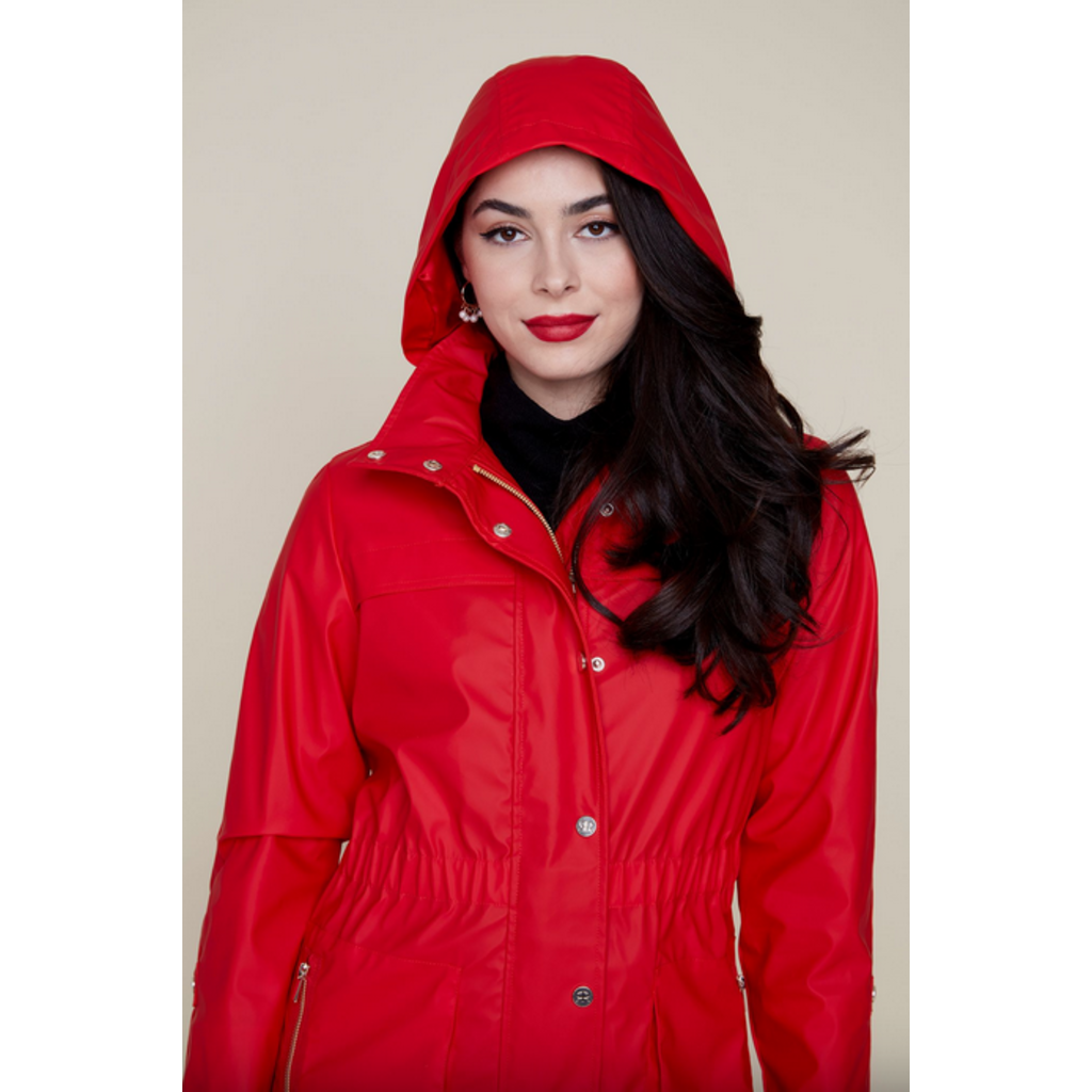 RENUAR RENUAR JACKET/IMPERMEABLE AUTOMNE BERRY/ROUGE