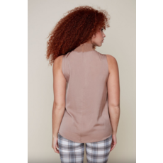 RENUAR RENUAR BLOUSE R5118248 AIRFLOW SANS MANCHE TAN
