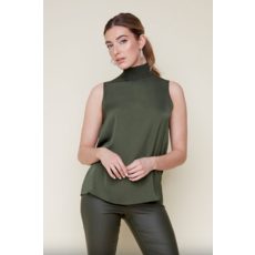 RENUAR RENUAR BLOUSE R5118248 AIRFLOW SANS MANCHE CHIVE/VERT