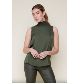 RENUAR RENUAR BLOUSE R5118248 AIRFLOW SANS MANCHE CHIVE/VERT