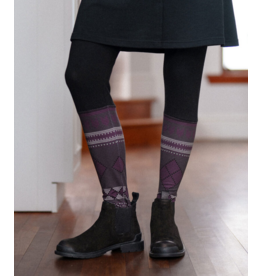 RIEN NE SE PERD TOUT SE CREE RIEN NE SE PERD LEGGING CHAGALL AUBERGINE