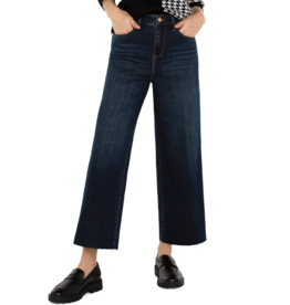 LIVERPOOL LIVERPOOL STRIDE HR DROP WIDE W/CUT HEM EASTMOOR