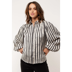 GMAXX BLOUSE SAND/BLACK